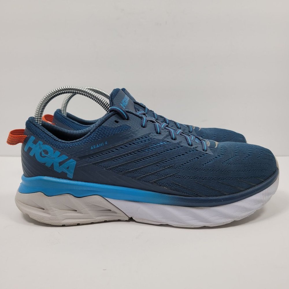 Hoka One One Arahi 4 Men's Blue Running Athletic Shoes 1106473 US Size 11.5